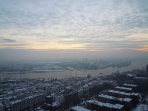Hamburg in winter: harbour view. Photo by Oxana Adrienko