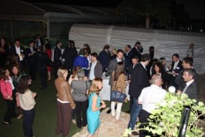 A view from the reception