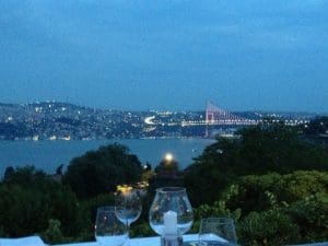 A magnificent view from the reception/dinner venue of the great City at night!