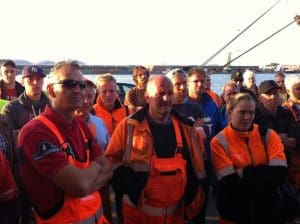 Belgian dockers were on strike for six days