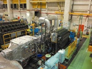 SCR catalytic reactor onboard the vessel