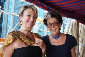 Dr Margherita Calderoni with Dr Rosa Maria Letts