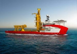 Type 550t pipe laying vessel