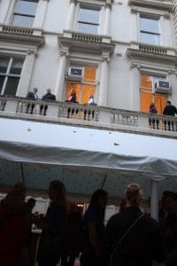 Party time on ground floor and terrace of Ognisko Polskie