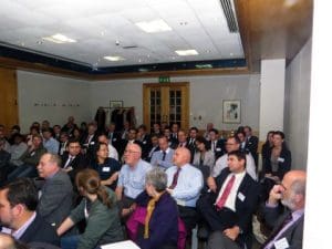 The right side of the main conference room - a full house