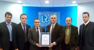 Lloyd’s Register Panayiotis Kamarados, John Kalafatis and Apostolos Poulovassilis and from Diaplous Maritime Services Anthony Papaioannou, Constantinos Karlis and Manolis Lazaridis