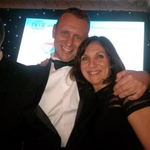 IBIA's Vice Chairman Jens Maul Jorgensen with Irene Notias from Prime Petroleum Service