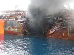 LR Maritime Maisie port side damage