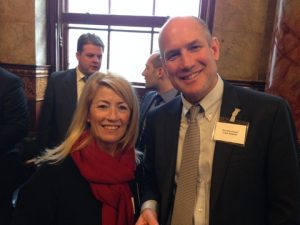 Anny Zade with LR's Nicholas Brown