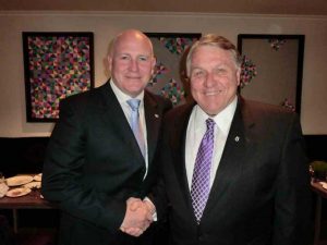 James Hoffa meets with ITF acting general secretary Steve Cotton ahead of tomorrow’s AGM