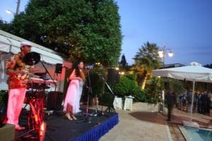 The live band