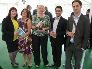 Jean Winfield from Jeanius Consulting, Bridget Hogan form The nautical Institute, Martine Frost from jeanius too, Nathan Xavier form AoS and Joesph Claery from Informa Energy