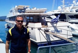 Lykourgos Madouvalos, GAC Greece’s Yacht Services Coordinator, at one of the country’s marinas catering for the luxury yachting sector