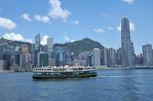 Hong Kong skyline. Courtesy of Hong Kong Information Services Department.