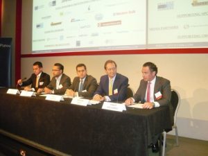 Alexis Atteslis, Akbar Rafiq, Paulo Almeida, Andrian Dacy with moderator Panos Katsambas