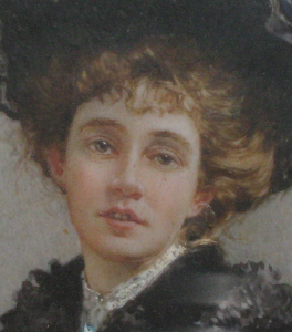 Margaret Kerr (Althaus) née Henderson. By Fritz Althaus. Possibly around 1891. Courtesy of Kerr family.