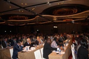 Underwriters from around the globe in session at IUMI.