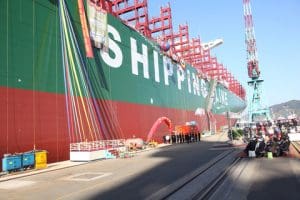 CSCL Globe is the world’s largest containership and will be deployed on the Asia-Europe trade loop