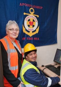 Sr Marian and seafarer