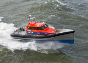 KNRM’s Nh 1816 self-righting lifeboat sailed across the North Sea to Heybridge, Essex