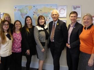Teamjeanius with Gordon Marsden MP & Andrew Pakes