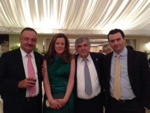 Didier Bouttier, Evi Hatzidakis, Lambros Chachalis and Angel Tsiolis