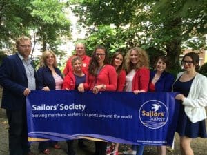 Sailors’ Society team members Signal their Support for seafarers