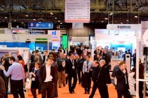 Busy aisles and stands were a feature of All-Energy 2015