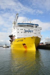 Happy Star" arrival to Rotterdam"