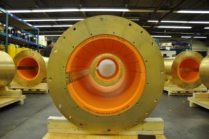 The largest COMPAC bearing to be supplied to the commercial ship sector