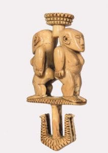 Whale ivory double-figure hook. Courtesy King's Museum, Aberdeen University.