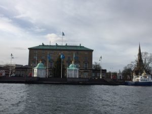 Nordre Toldbod; Dahlerup's Port Authority Building with the two Royal Pavilions