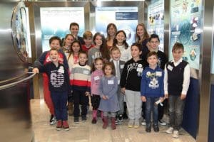 HELMEPA Junior children-representatives from the 12 regions of Greece with the former Board’s Members just before they convene for their meeting