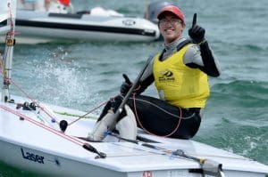 Laser gold medalist Colin Cheng from Singapore