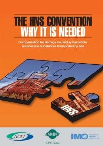 Together with the IOPC Funds and ITOPF, IMO has produced a six-page brochure that explains to States the purpose and benefit of the HNS Convention and encourages IMO Member States to take the next steps to ratify or accede to the Convention.