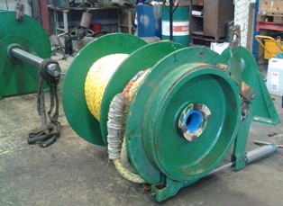 ThorPlas-Blue polymer bearings for deck machinery