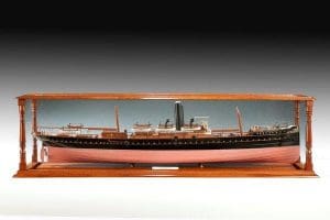 Shipbuilder's model of SS Fusilier. Courtesy Anderson Wallrock.