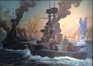 The Battle of Jutland. By Norman Howard. Courtesy of Darnley Fine Art.