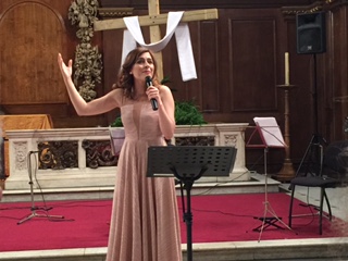Elena Hadjiafxendi performing