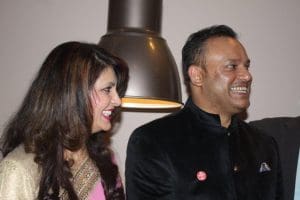 Delighted hosts