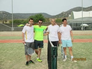 Diamantis and George Angelakis (Anbros Maritime), Aristides J. Pittas (Euroseas) and Ioannis Minaidis (A. M. Nomikos)