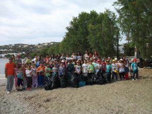 Another group of enthousiasts at the Leros cleanup!