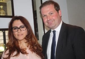 London lawyers Silvia Campeanu and John Walmsley.
