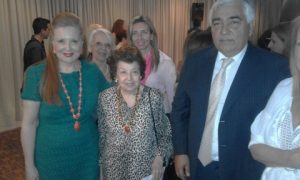 Lily Venizelos with Irene S. Daifas on hte left and other guests