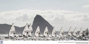 Laser Radial racing by Sugar loaf Mountain