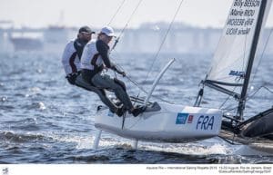 French sailors Besson and Riou