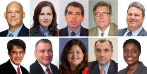 ALARYS 2016 speakers: (top row, from left) Ross Webber, Marian Fenton, Javier Mirabal, Brad Kading, Jorge Luzzi; (bottom row) Eduardo Fox, Elman Myers, Cinthia Motley, Marcelo Ramella and Janita Burke
