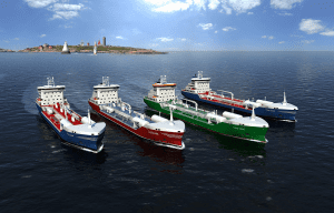 Wärtsilä will deliver a comprehensive scope of marine solutions from its own portfolio to four new LNG fuelled tankers for Swedish owners.