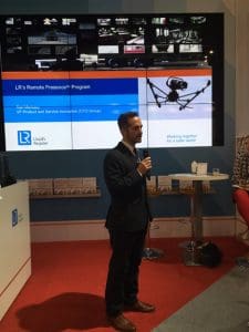Ran Merkazy, LR’s VP Product and Service Innovation, presenting at the launch