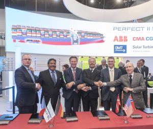 Project partners GTT, CMA CGM (and its subsidiary CMA Ships) and DNV GL signed a cooperation agreement with new project participants *